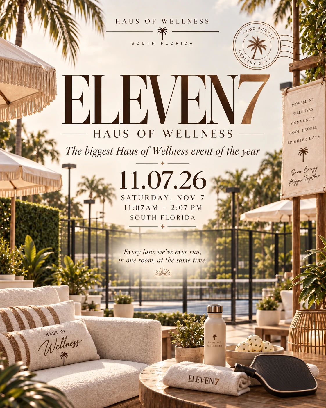 Club Haus Wellness Day Party by Haus of Wellness, November 7 in Miami