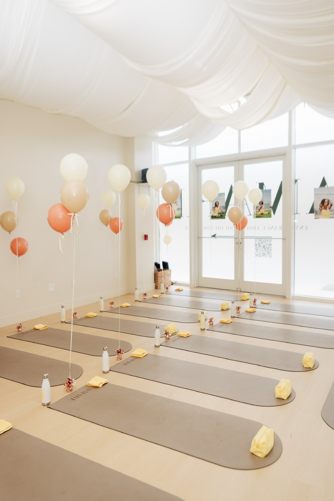 Wellness studio setup